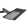 Suporte de parede DIGITUS para posto de trabalho sentado/em pé, individual, preto, carga máx.: 1-8 kg, tamanho máx. de ecrã: 17-32 polegadas