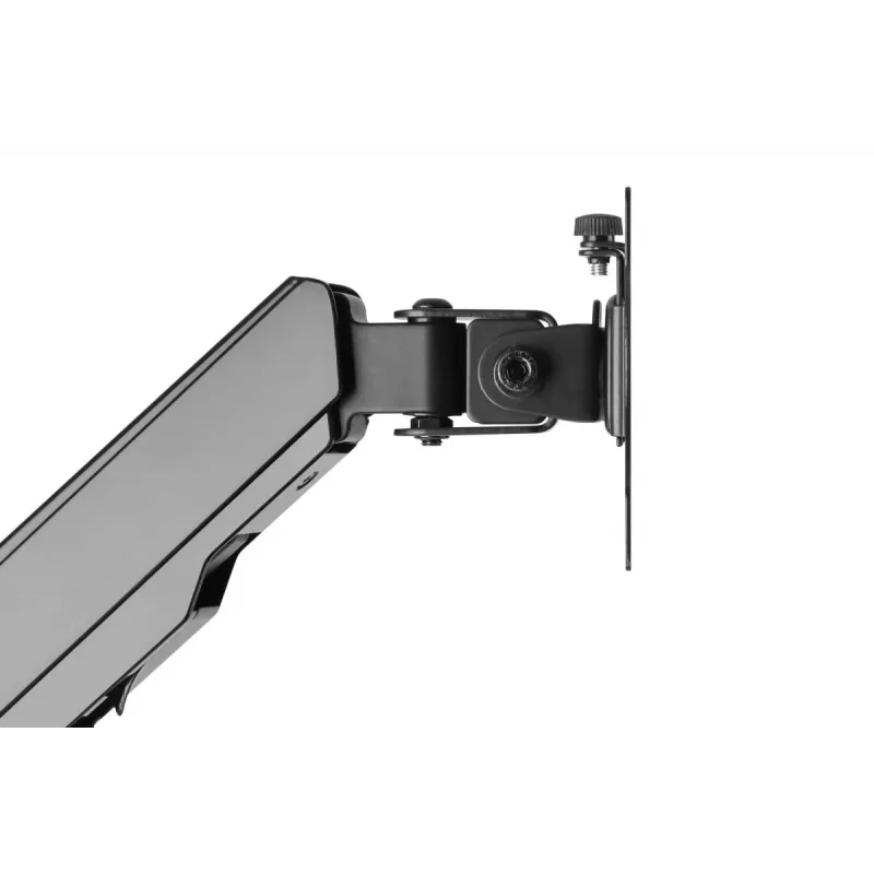 Suporte de parede DIGITUS para posto de trabalho sentado/em pé, individual, preto, carga máx.: 1-8 kg, tamanho máx. de ecrã: 17-32 polegadas
