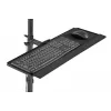 Posto de trabalho móvel DIGITUS (suporte de monitor, suporte de PC) carga máx. 8 kg, ecrã de 32 polegadas – preto