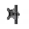 Posto de trabalho móvel DIGITUS (suporte de monitor, suporte de PC) carga máx. 8 kg, ecrã de 32 polegadas – preto