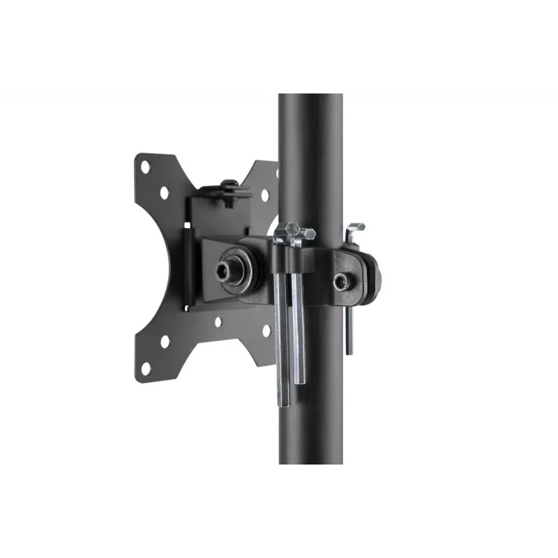 Posto de trabalho móvel DIGITUS (suporte de monitor, suporte de PC) carga máx. 8 kg, ecrã de 32 polegadas – preto
