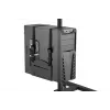 Posto de trabalho móvel DIGITUS (suporte de monitor, suporte de PC) carga máx. 8 kg, ecrã de 32 polegadas – preto