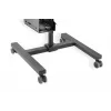 Posto de trabalho móvel DIGITUS (suporte de monitor, suporte de PC) carga máx. 8 kg, ecrã de 32 polegadas – preto