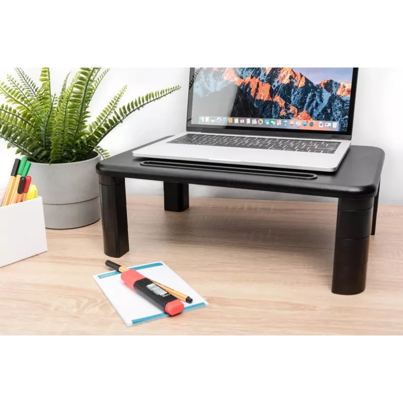 Suporte de monitor de secretária ajustável em altura DIGITUS 400x280x143mm; carga máx. até 10kg