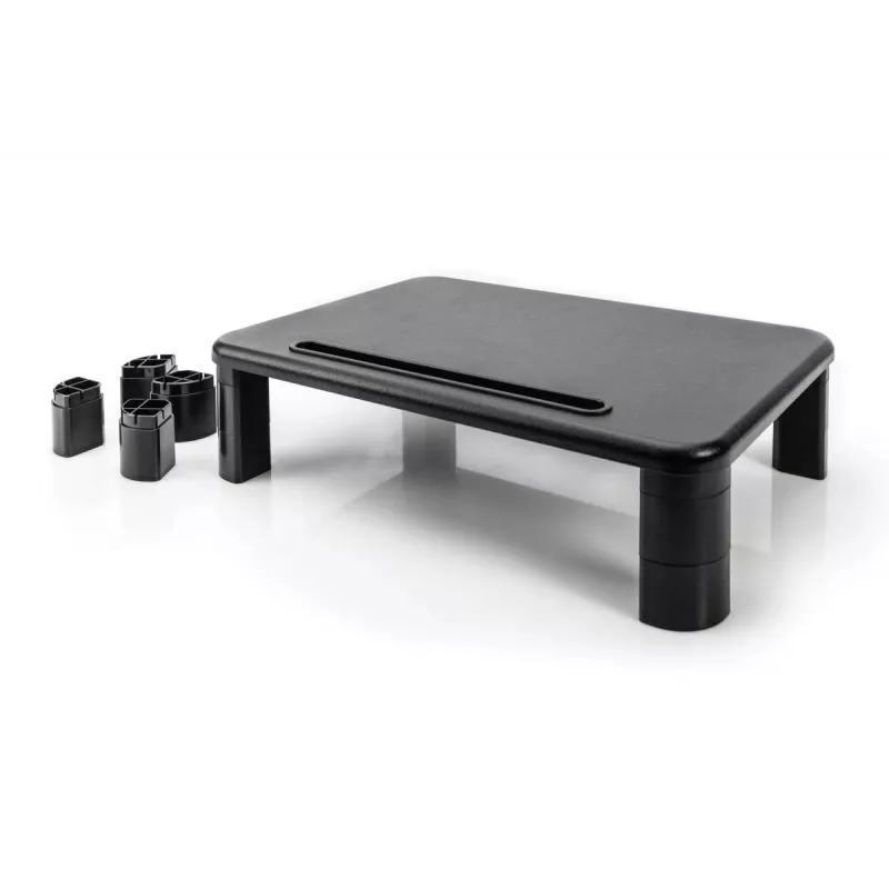 Suporte de monitor de secretária ajustável em altura DIGITUS 400x280x143mm; carga máx. até 10kg
