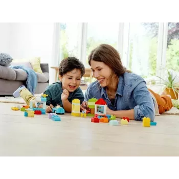 Caixa de blocos LEGO DUPLO 10913 — conjunto de blocos coloridos de 65 peças para crianças a partir de 1,5 anos