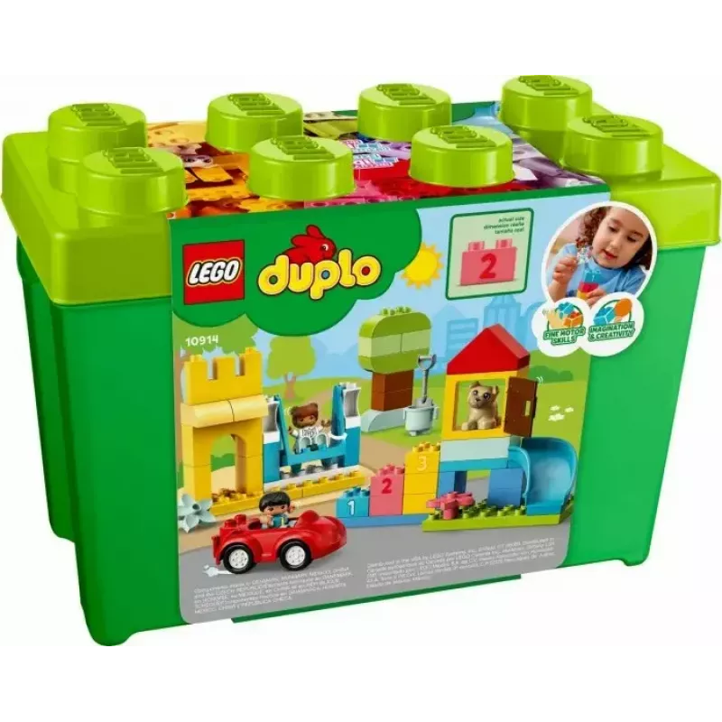 LEGO DUPLO 10914 caixa de peças Deluxe, 85 peças, a partir de 1,5 anos