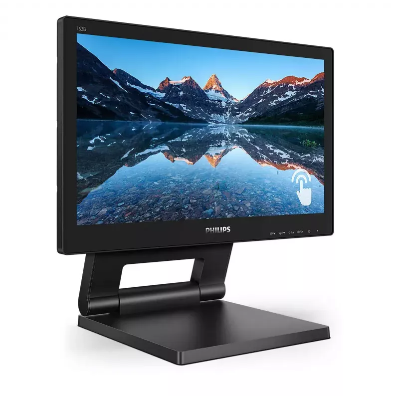 Monitor de computador Philips 162B9T/00 39,6 cm (15,6 polegadas) 1366 x 768 píxeis HD LCD ecrã tátil preto