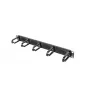Régua de escovas LANBERG AK-1203-B — organizador de cabos metálico 19 polegadas 1U, preto