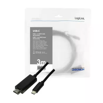Adaptador gráfico USB LogiLink UA0330 preto