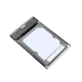 Caixa para HDD/SSD Unitek S1103A transparente para unidades SATA III de 2,5 polegadas, USB 3.1 Gen 1 (Micro-USB B)