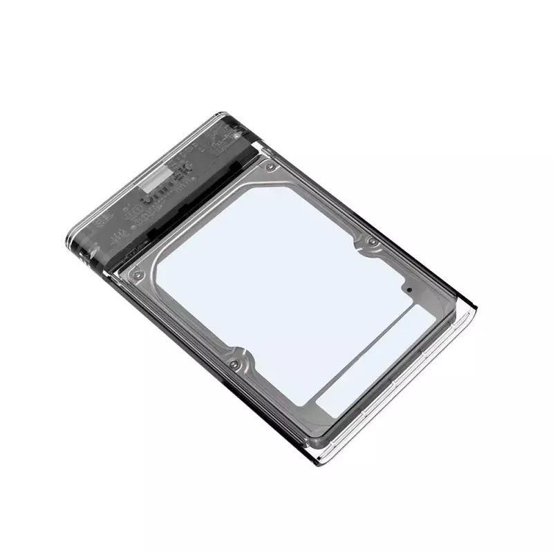 Caixa para HDD/SSD Unitek S1103A transparente para unidades SATA III de 2,5 polegadas, USB 3.1 Gen 1 (Micro-USB B)