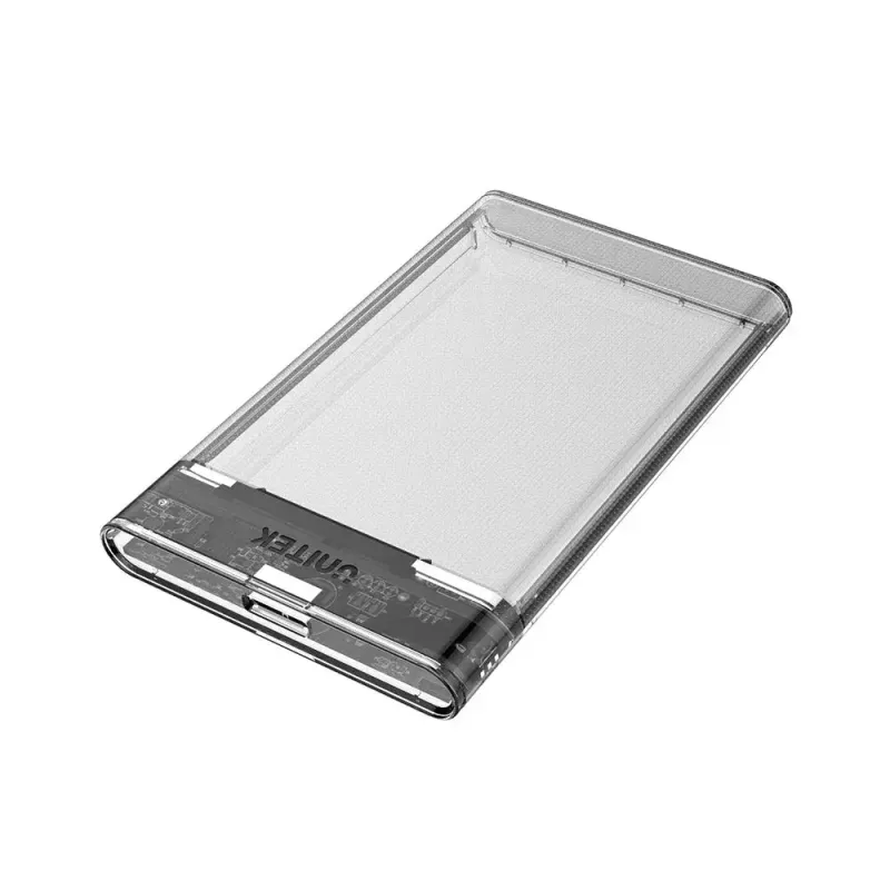 Caixa para HDD/SSD Unitek S1103A transparente para unidades SATA III de 2,5 polegadas, USB 3.1 Gen 1 (Micro-USB B)