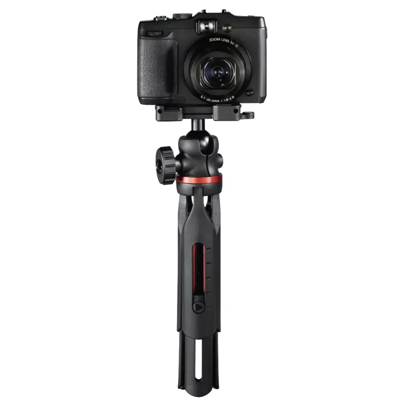 Tripé sólido Hama para smartphone/tablet 3 pernas preto, vermelho