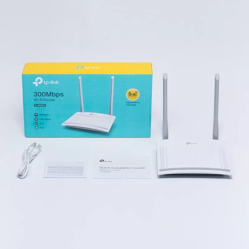 Router WLAN TP-Link TL-WR820N Fast Ethernet banda única (2,4 GHz) branco