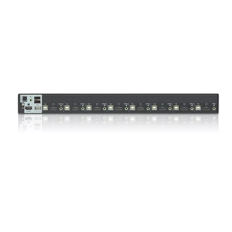 ATEN CS1798 switch KVM de 8 portas USB HDMI/áudio, 1920 x 1200 (WUXGA), hub USB 2.0, montável em rack