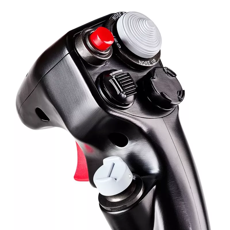 Thrustmaster 2960848 comando de jogos preto, vermelho, branco simulador de voo analógico PC