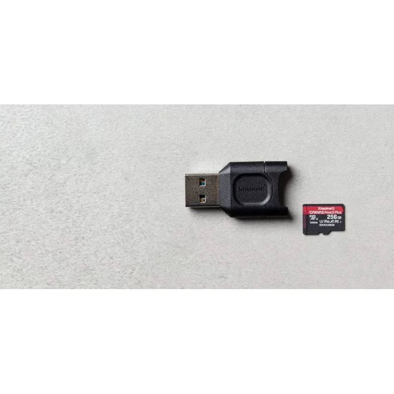 Leitor de cartões Kingston Technology MobileLite Plus USB 3.2 Gen 1 (3.1 Gen 1) Type-A preto