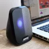 Altifalante Audiocore AC835 com fios 2.0 6 W USB preto altifalante de mesa