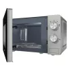 Micro-ondas Solo Gorenje MO20E1S — 20 l, 800 W, botão rotativo, prato giratório de 270 mm, aço inoxidável/preto