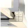 Exaustor de encastre Gorenje BHP62CLI, filtro de alumínio, nível de ruído: D