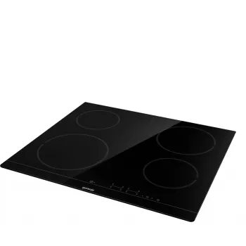Placa vitrocerâmica de encastre Gorenje ECT641BSC, 60 cm, 4 zonas, controlo tátil, preto