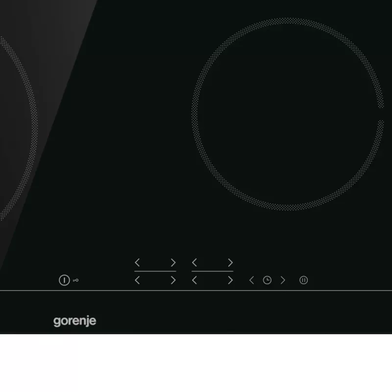 Placa vitrocerâmica de encastre Gorenje ECT641BSC, 60 cm, 4 zonas, controlo tátil, preto
