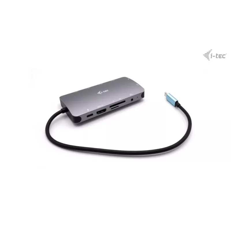 Docking station i-tec Metal USB-C Travel Nano Dock HDMI/VGA com LAN + Power Delivery 100 W
