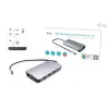 Docking station i-tec Metal USB-C Travel Nano Dock HDMI/VGA com LAN + Power Delivery 100 W