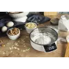 Adler AD 3166 balança de cozinha eletrónica com taça, 5 kg, graduação de 1 g, LCD, função de tara, aço inoxidável, branca