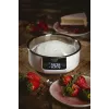 Adler AD 3166 balança de cozinha eletrónica com taça, 5 kg, graduação de 1 g, LCD, função de tara, aço inoxidável, branca