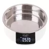 Adler AD 3166 balança de cozinha eletrónica com taça, 5 kg, graduação de 1 g, LCD, função de tara, aço inoxidável, branca
