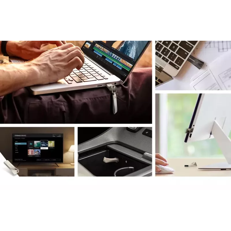 Pen USB Samsung MUF-128BE 128 GB USB Type-A 3.2 Gen 1 (3.1 Gen 1) prateado