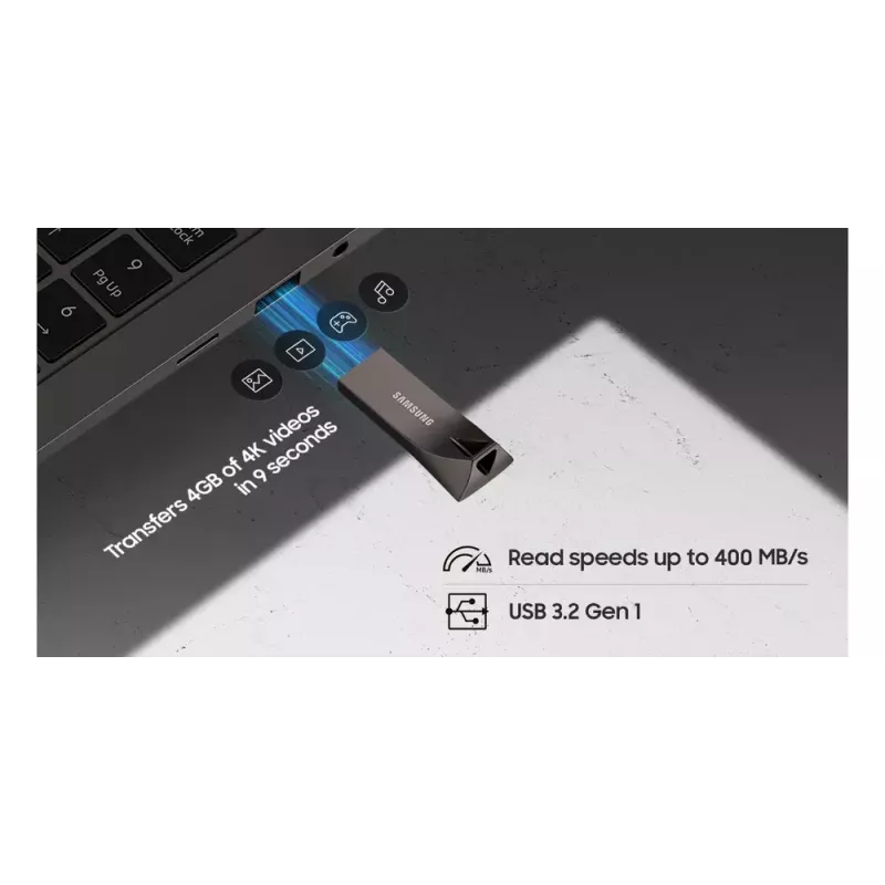 Pen USB Samsung MUF-256BE 256 GB USB Type-A 3.2 Gen 1 (3.1 Gen 1) cinzento