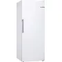 Congelador vertical Bosch Serie 6 GSN54AWDV — 328 L líquidos, NoFrost, FastFreeze, ecrã LED, branco