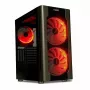 Caixa para PC IBOX Chiron ZH68 Gaming, ATX Midi-Tower, suporte EATX, preto, janela lateral, iluminação