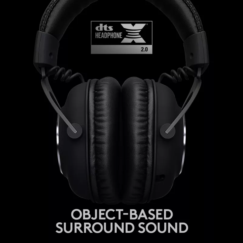 Headset gaming LOGITECH Pro X Wireless Lightspeed preto