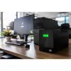 Fonte de alimentação ininterrupta Green Cell UPS08 — Line-Interactive 700 W / 230 V, 4 tomadas IEC, USB, RJ-45, bateria 12 V 7 Ah, torre, preto