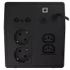 Fonte de alimentação ininterrupta Green Cell UPS08 — Line-Interactive 700 W / 230 V, 4 tomadas IEC, USB, RJ-45, bateria 12 V 7 Ah, torre, preto