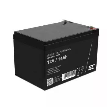 Bateria recarregável AGM de chumbo-ácido selada Green Cell AGM08 12 V 14000 mAh, 98×151×95 mm, 3,45 kg