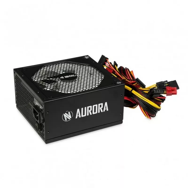 Fonte de alimentação iBox Aurora 700W ATX, ventoinha de 14 cm