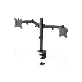 Suporte de monitor universal com braçadeira DIGITUS 17-32in 2x 8kg (máx.) preto