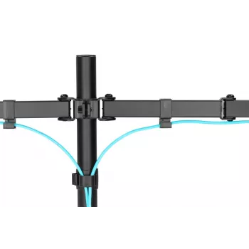 Suporte de monitor universal com braçadeira DIGITUS 17-32in 2x 8kg (máx.) preto