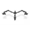 Suporte de monitor universal com braçadeira DIGITUS 17-32in 2x 8kg (máx.) preto