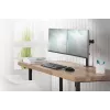 Suporte de monitor universal com braçadeira DIGITUS 17-32in 2x 8kg (máx.) preto
