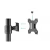 Suporte de monitor universal de coluna DIGITUS 17-32in 8 Kg (máx.) preto