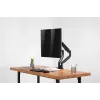Suporte de monitor duplo universal com braçadeira e mola a gás DIGITUS 17-32in 2x 9kg