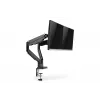 Suporte de monitor duplo universal com braçadeira e mola a gás DIGITUS 17-32in 2x 9kg
