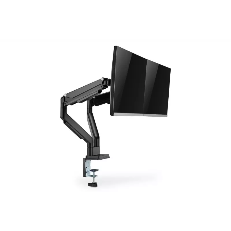 Suporte de monitor duplo universal com braçadeira e mola a gás DIGITUS 17-32in 2x 9kg