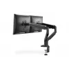 Suporte de monitor duplo universal com braçadeira e mola a gás DIGITUS 17-32in 2x 9kg